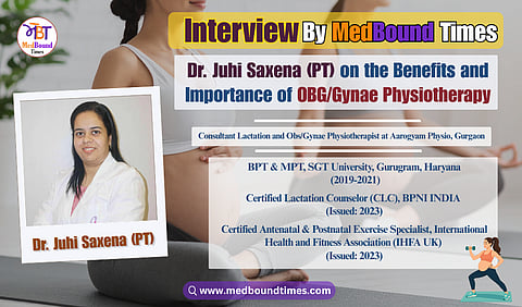 Banner for Dr. Juhi Saxena (PT)'s interview