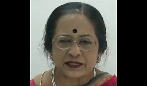 Dr. K. Mathangi Ramakrishnan speaking