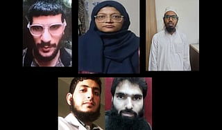 Images of the suspects of Delhi Red Fort Blast