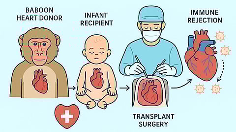 Xenotransplantation Process Infographic