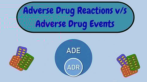 Image showing ADRs vs ADEs.