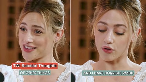 Image of Lili Reinhart during the podcast 'Reclaiming with Monica Lewinsky'