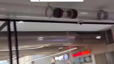 An image of Pneumatic system in a hospital transferring blood samples.