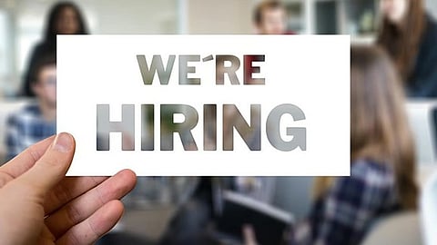 We're Hiring poster.