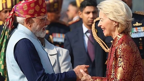 Prime Minister Modi and Ursula Von der Leyen