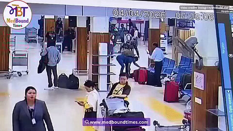 CCTV footage of the event