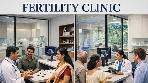 A clinic setup in Kerala.