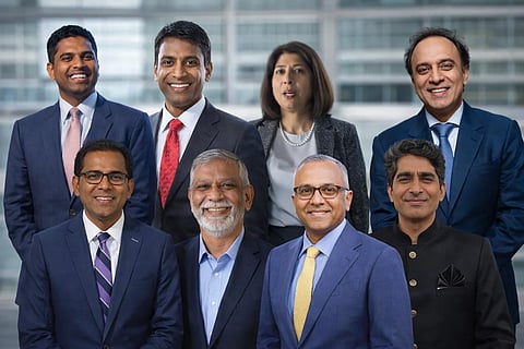 A collage of healthcare leaders from India.