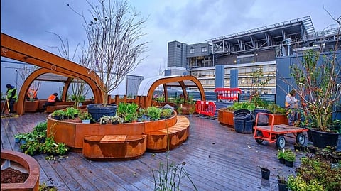 King's College Hospital rooftop ICU