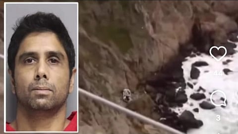 Dr. Dharmesh in frame and the accident site.