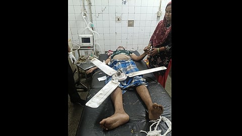 GTB Hospital Fan Collapse on Patient