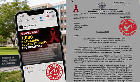 KSAPS clarifies viral claims about 7,000 HIV-positive Karnataka college students and explains what the data really mean.