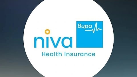 A logo for NIva Bupa in blue and white.