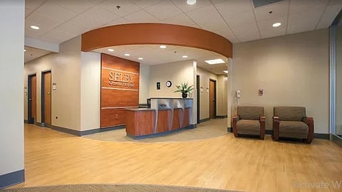 Reception of Selby General Hospital