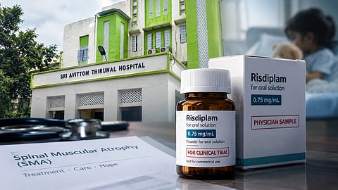 Risdiplam drug and the Kerala SAT hospital