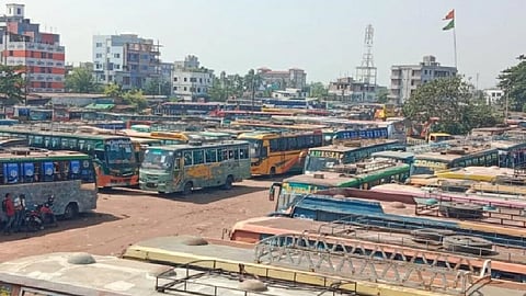 রাঙামাটিতে অনির্দিষ্টকালের পরিবহন ধর্মঘট