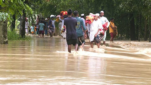 ময়মনসিংহের ধোবাউড়ায় বন্যা পরিস্থিতির অবনতি