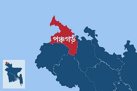 পঞ্চগড়ের মানচিত্র/সংগৃহিত