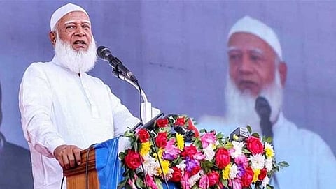 খেলাফতে মজলিসের অধিবেশনে বক্তব্য দিচ্ছেন ডা. শফিকুর রহমান। ছবি-সংগৃহিত।