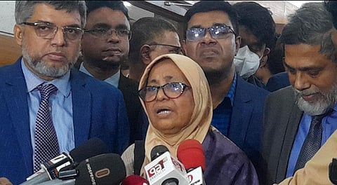 স্বাস্থ্য উপদেষ্টা নূরজাহান বেগম