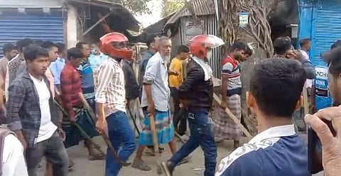 বিএনপির কমিটি নিয়ে ধাওয়া-পাল্টা ধাওয়া, কার্যালয়ে আগুন