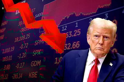 ট্রাম্পের সমালোচনায় মার্কিন বাজারে ধস