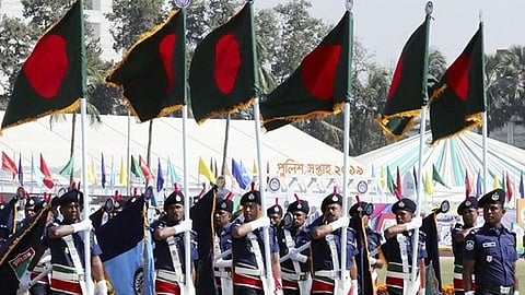‘ভিন্ন’ পরিস্থিতিতে হচ্ছে ‘অনাড়ম্বর’ পুলিশ সপ্তাহ