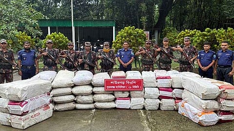 সীমান্তে টাস্কফোর্সের অভিযানে ভারতীয় পণ্য জব্দ