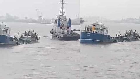 ৯১৪ মেট্রিক টন ফ্লাইঅ্যাশ নিয়ে কার্গোডুবি, ১০ নাবিক জীবিত উদ্ধার