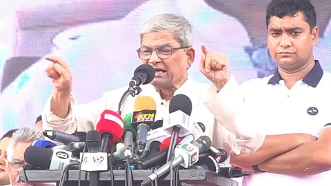 ভারতে বসে শেখ হাসিনা দেশবিরোধী ষড়যন্ত্র করছে: ফখরুল