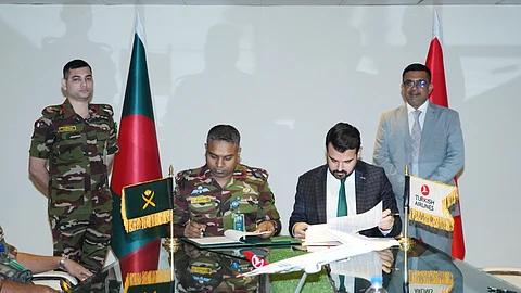বাংলাদেশ সেনাবাহিনী ও তার্কিশ এয়ারলাইন্সের সমঝোতা স্মারক স্বাক্ষর
