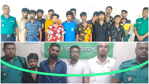 বিশেষ অভিযানে বিভিন্ন অপরাধে জড়িত গ্রেফতার ১৭