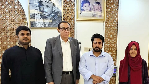 ফিলিস্তিনের রাষ্ট্রদূতের সঙ্গে এনসিপি নেতাদের বৈঠক