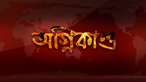 মহাখালীতে সাততলা বস্তিতে আগুন