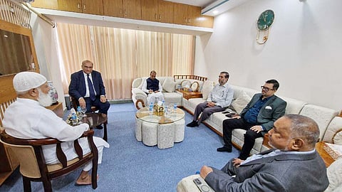 জামায়াত আমিরের সঙ্গে পাকিস্তানের হাইকমিশনার সাক্ষাৎ