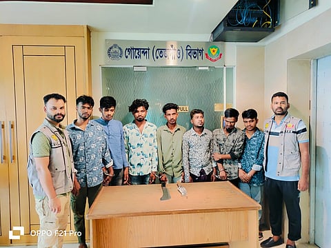 ডাকাতির প্রস্তুতিকালে দেশীয় অস্ত্রসহ গ্রেফতার ০৭