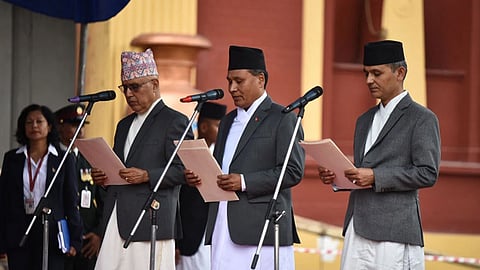 নেপালে শপথ নিলেন অন্তর্বর্তীকালীন সরকারের তিন মন্ত্রী