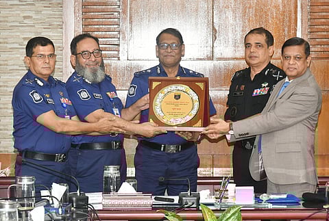 অতিরিক্ত আইজি সরদার তমিজউদ্দীন আহমেদের বিদায় সংবর্ধনা