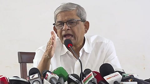 আলোচনা চলমান অবস্থায় কর্মসূচি দেয়া গণতন্ত্রের জন্য অশুভ: মির্জা ফখরুল