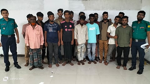 কবজি কাটা আনোয়ার গ্রুপের রিয়াজ ও জাল টাকার কারবারি পলাশসহ বিভিন্ন অপরাধে জড়িত গ্রেফতার ১৬