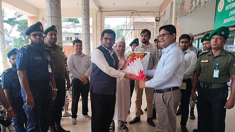 ভারতীয় ডেপুটি হাইকমিশনারের বেনাপোল স্থলবন্দর পরিদর্শন