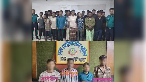 বিশেষ অভিযানে বিভিন্ন অপরাধে জড়িত গ্রেফতার ৩৭