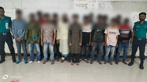 মোহাম্মদপুর থানা পুলিশের বিশেষ অভিযানে বিভিন্ন অপরাধে জড়িত ১৬ জন গ্রেফতার