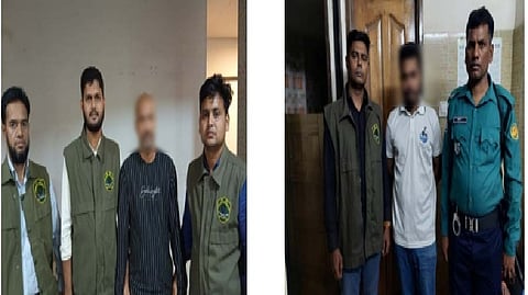 ট্রাফিক পুলিশের সঙ্গে দুর্ব্যবহার ও হুমকির ঘটনায় গ্রেফতার দুইজন