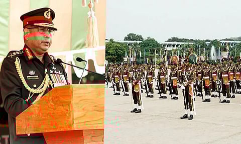বাংলাদেশ মিলিটারি একাডেমিতে রাষ্ট্রপতি কুচকাওয়াজ অনুষ্ঠিত