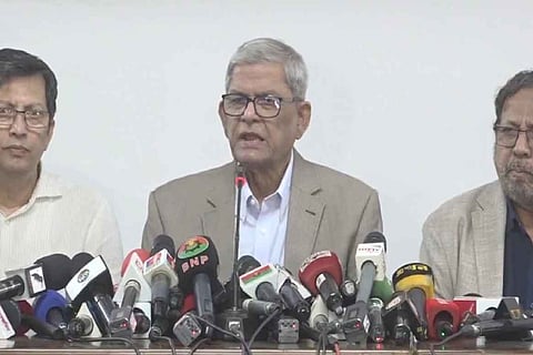 খালেদা জিয়ার অবস্থা অপরিবর্তিত থাকলে দ্রুত দেশে ফিরবেন তারেক রহমান : মির্জা ফখরুল