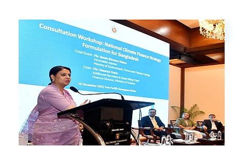 জলবায়ু অর্থায়ন হতে হবে ন্যায্য, জনগণকেন্দ্রিক ও সক্ষমতা-ভিত্তিক : পরিবেশ উপদেষ্টা