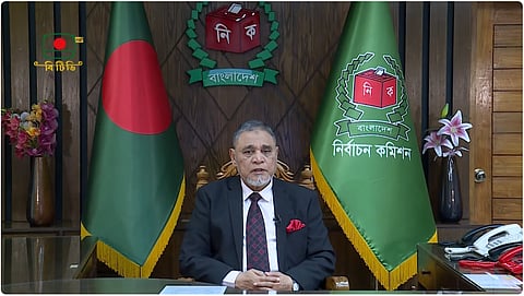 প্রধান নির্বাচন কমিশনার (সিইসি) এ এম এম নাসির উদ্দিন