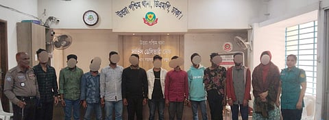 উত্তরা পশ্চিম থানা পুলিশের বিশেষ অভিযানে বিভিন্ন অপরাধে জড়িত ১১ জন গ্রেফতার