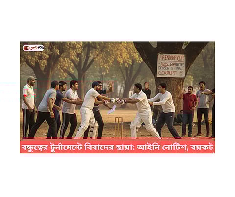 বন্ধুত্বের টুর্নামেন্টে বিবাদের ছায়া: আইনি নোটিশ, বয়কট